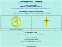 Tablet Screenshot of celticchristiancommunion.org